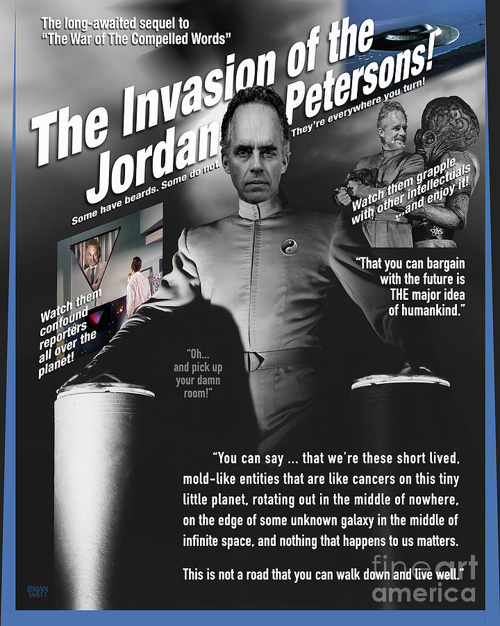 The Invasion of the Jordan Petersons Digital Art by Brian Watt
