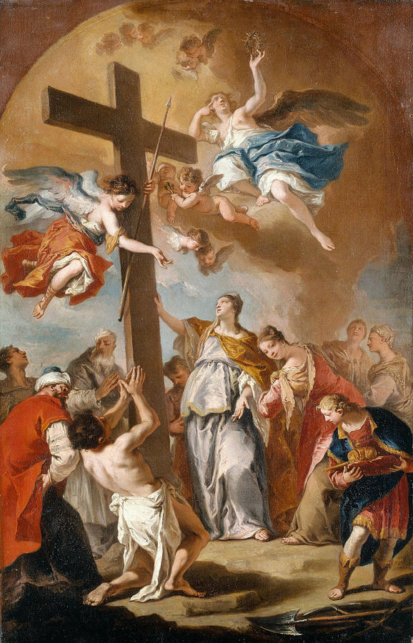 The Invention of the Cross by Empress Helen Painting by Sebastiano ...