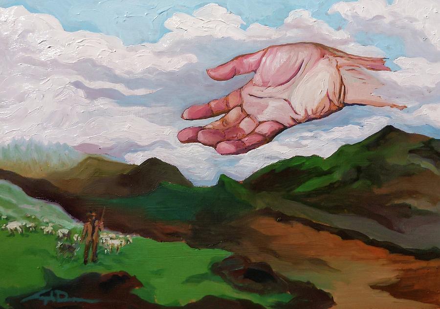 Invisible Painting - The Invisible Hand by Joseph Demaree
