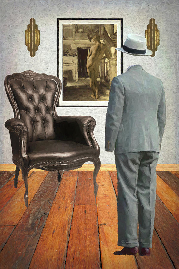 The Invisible Man at Home Digital Art by John Haldane