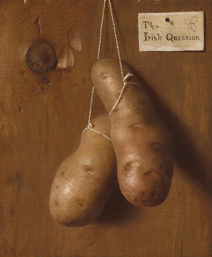 The Irish Question Painting by Gaston La Touche