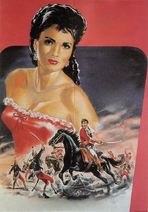 Vintage Painting - The Iron Glove, 1954, movie poster painting by Movie World Posters