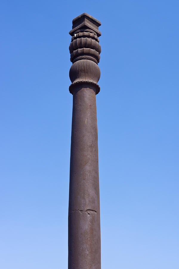 The Iron Pillar near The Qutab Minar Photograph by Graham Klotz