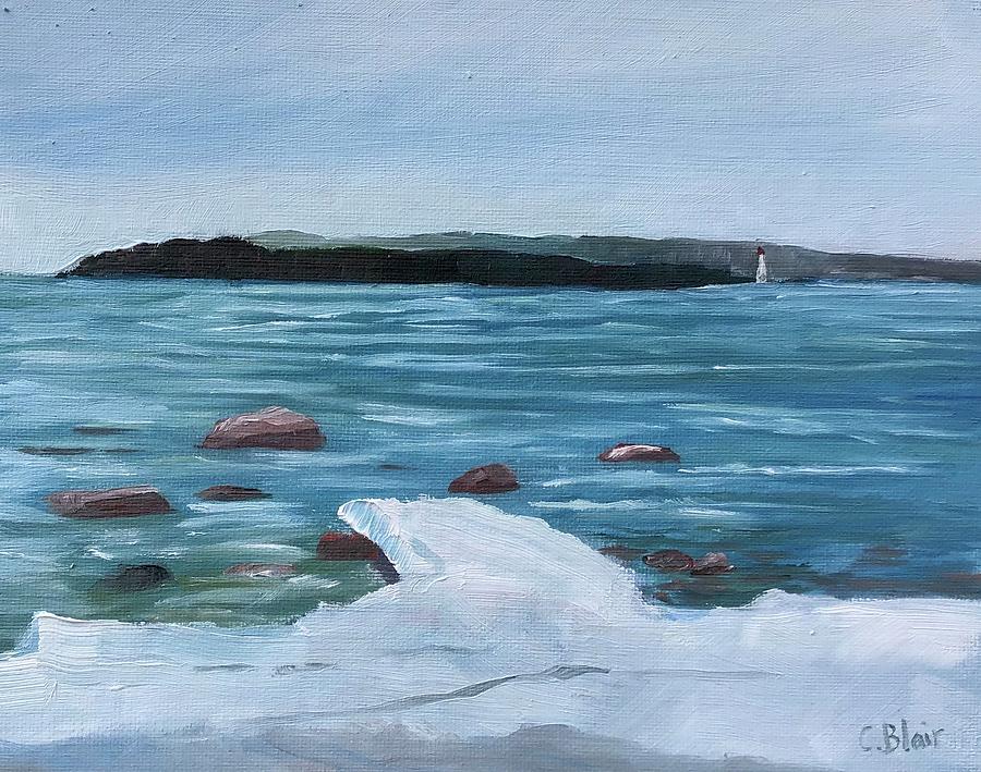 The Island Painting by Cynthia Blair