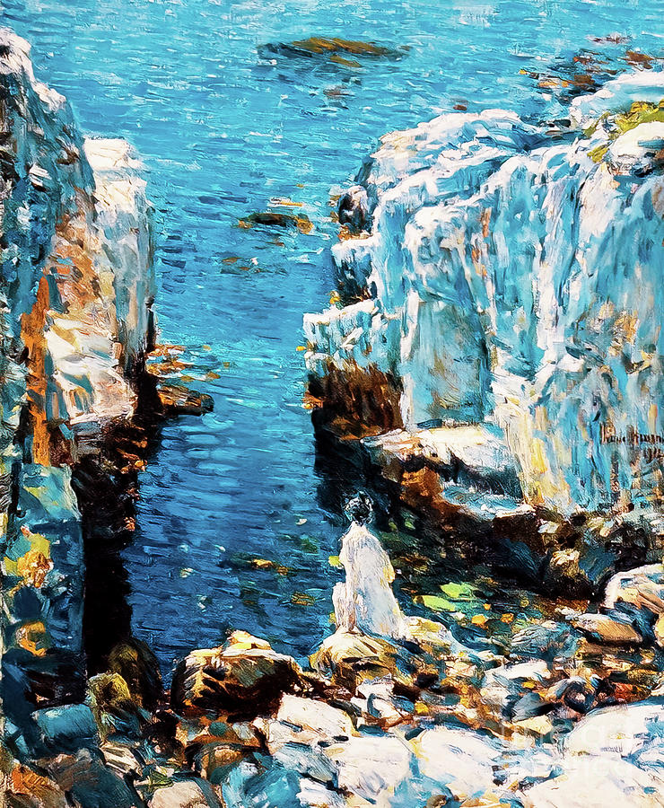 The Isles of Shoals by Childe Hassam 1912 Painting by Childe Hassam