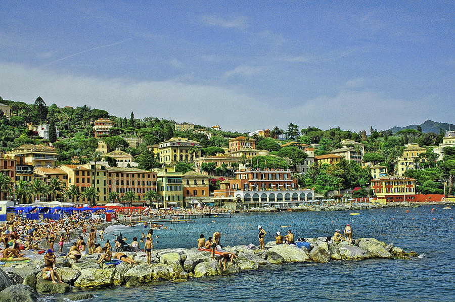 The Italian Riviera  Photograph by Allen Beatty