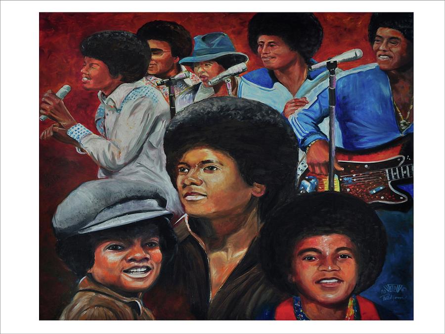 The Jackson Five Painting by Ken Pridgeon
