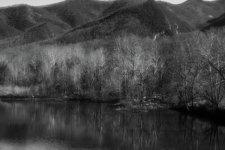 The James River At Mountains Near Natural Bridge Photograph By Siyano