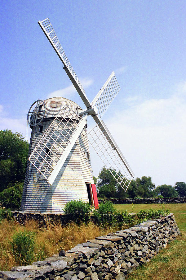 The Jamestown Windmill Photograph by Jim Feldman