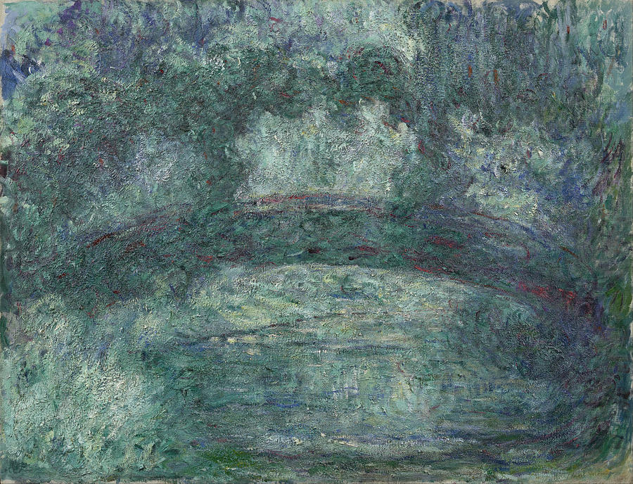 The Japanese Bridge 1921 Painting By Claude Monet Fine Art America   The Japanese Bridge 1921 Treasured Art Gallery 