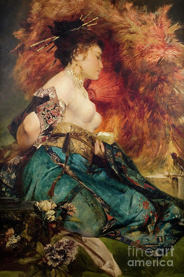 The Japanese by Hans Makart Photograph by Carlos Diaz