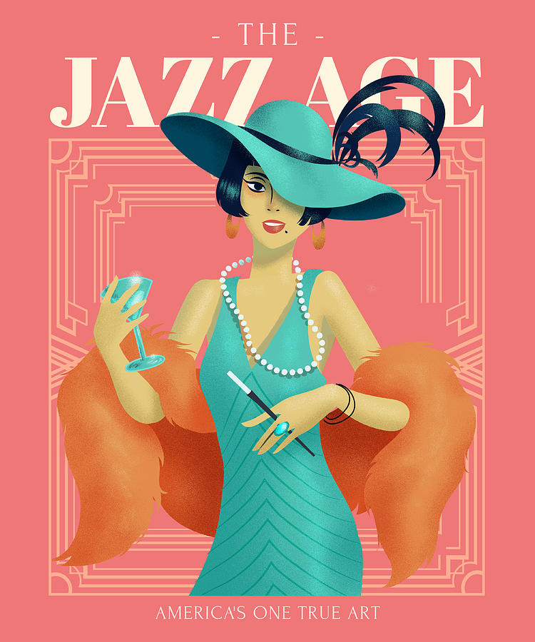 the-jazz-age-mixed-media-by-pamela-barrall-fine-art-america