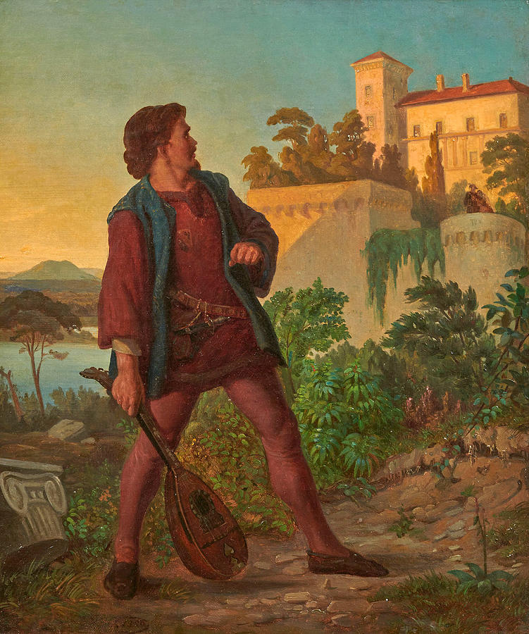 The Jealous Painting by Moritz von Schwind