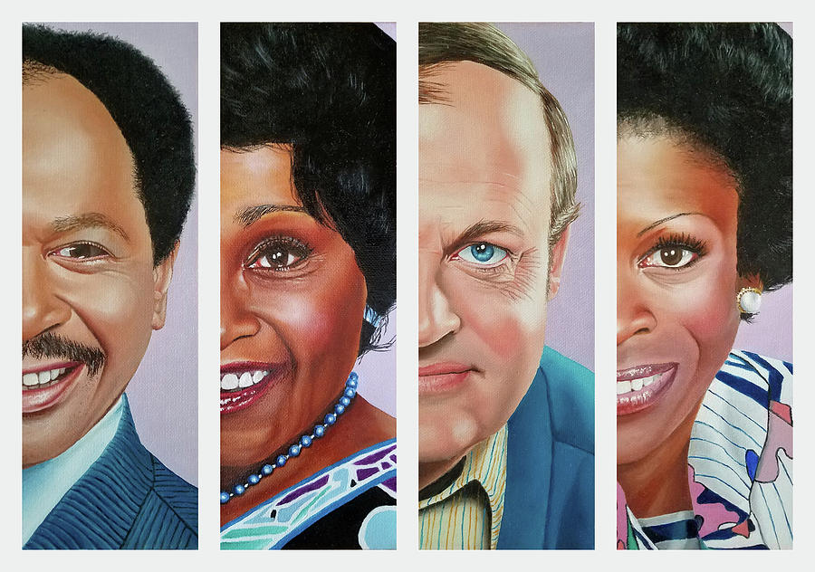 The Jeffersons Painting by Vic Ritchey