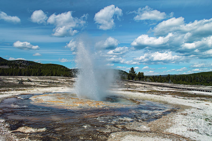 The Jewel Geyser Photograph by Bob Martin - Fine Art America