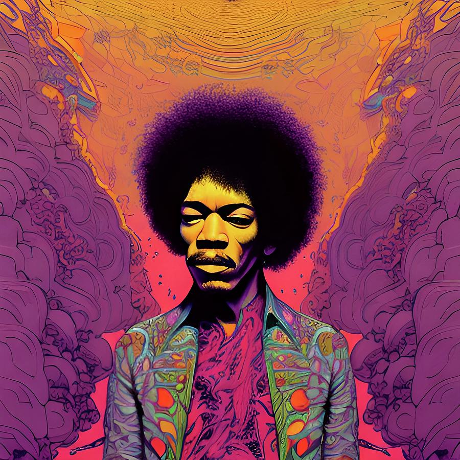 The Jimi Hendrix Experience Digital Art by Josey Childs - Fine Art America