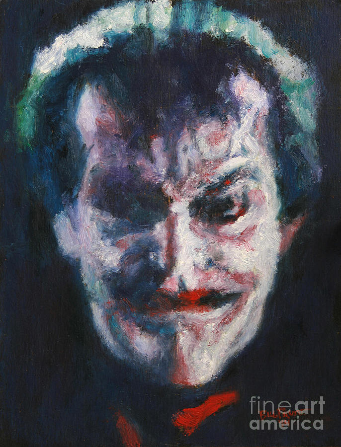 The Joker - Jack Nicholson Painting by Bill Pruitt - Pixels