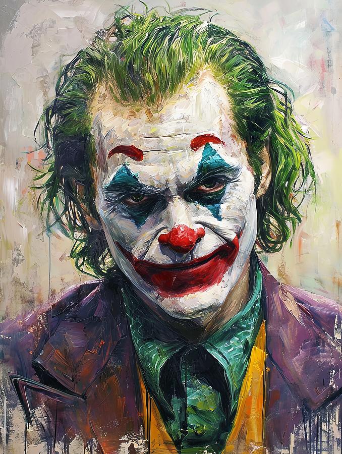 Avengers Painting - The Joker by Land of Dreams