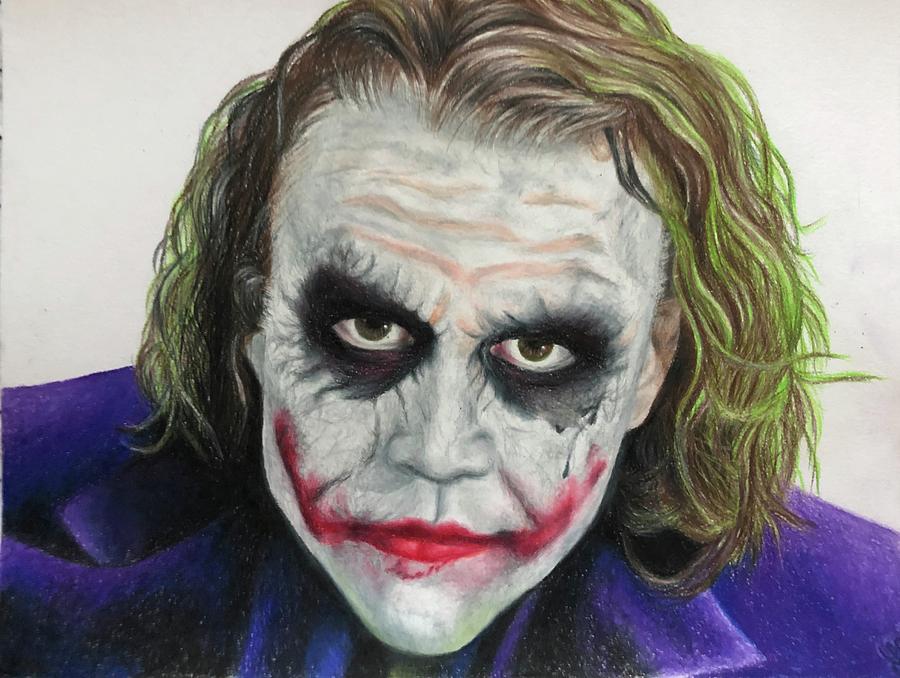 The Joker Drawing by Leah Pawlowski - Fine Art America