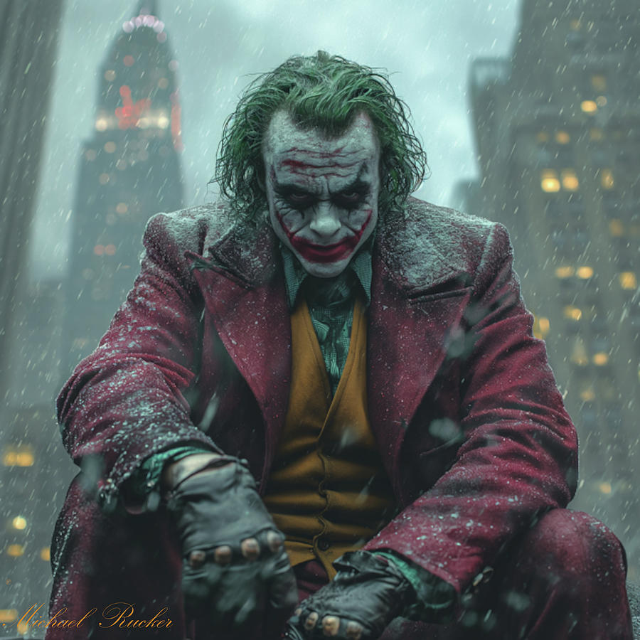 The Joker Digital Art by Michael Rucker - Fine Art America