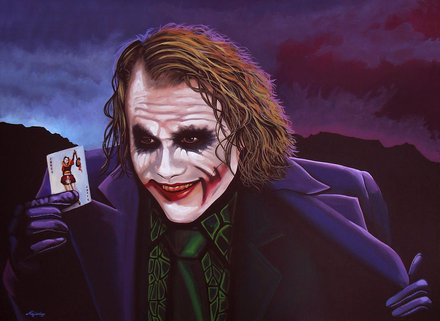 The Joker Painting by Paul Meijering