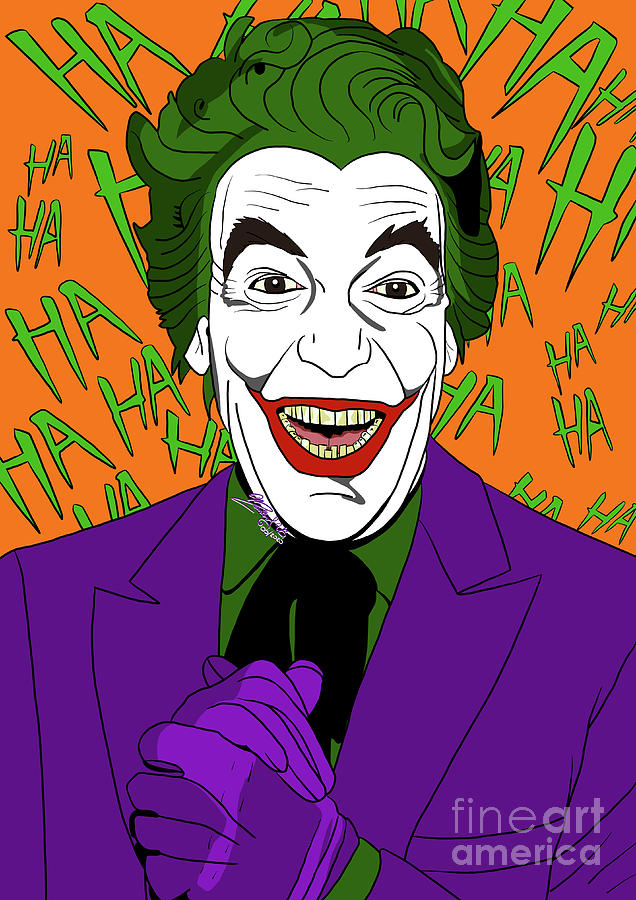The Joker, the Clown Prince of Crime Digital Art by Marisol VB