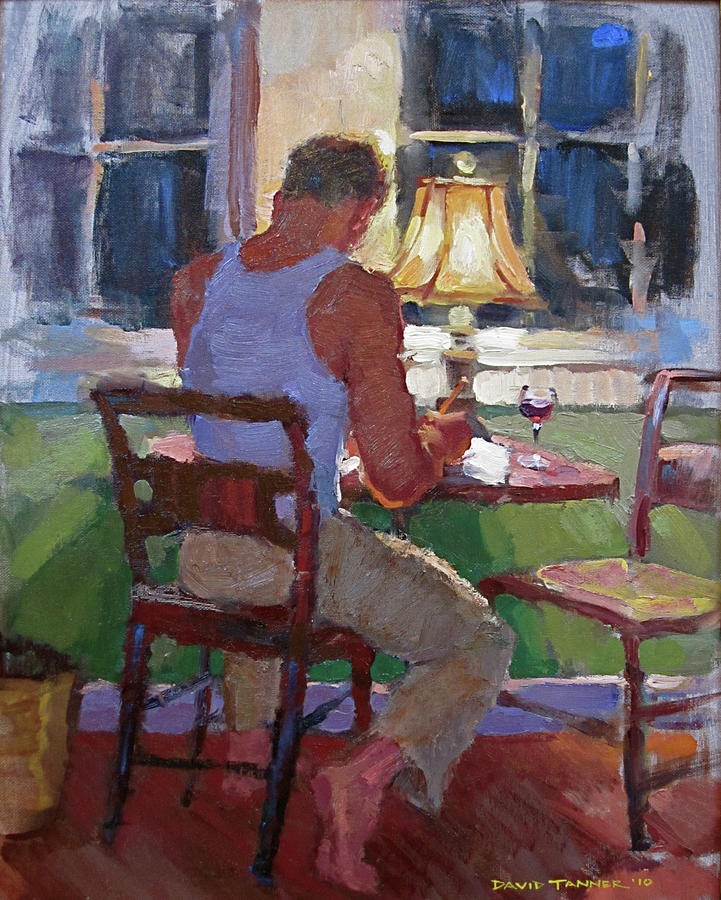 Male Painting - The Journal by David Tanner
