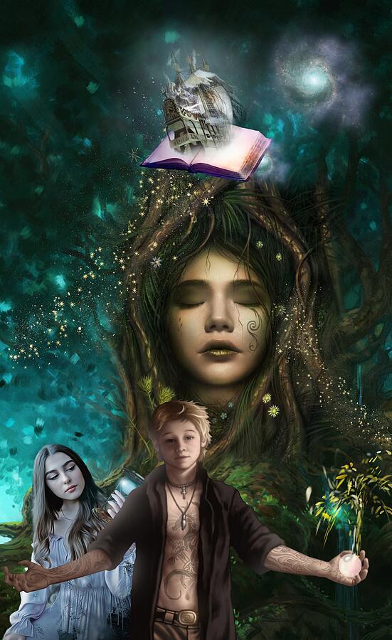 Fantasy Digital Art - The Journey by Laura Botsford Fantasy Digital Art - The Journey by Laura Botsford