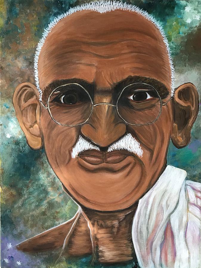 The Journey With Ghandi Mixed Media by Laura Molecavage - Fine Art America