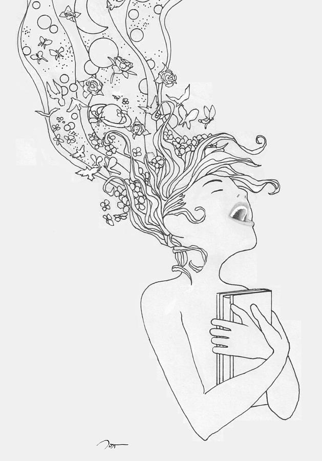 Cage of thoughts | Girl thinking, Pencil sketch, Thoughts