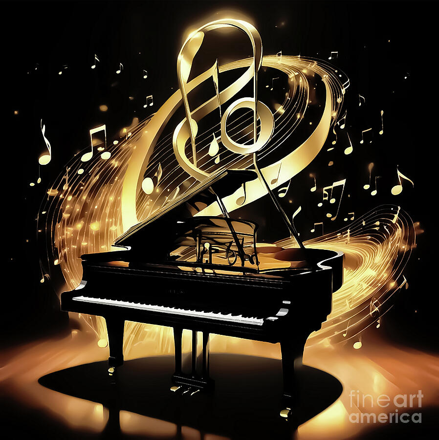 The Joys of Music Digital Art by Eddie Eastwood