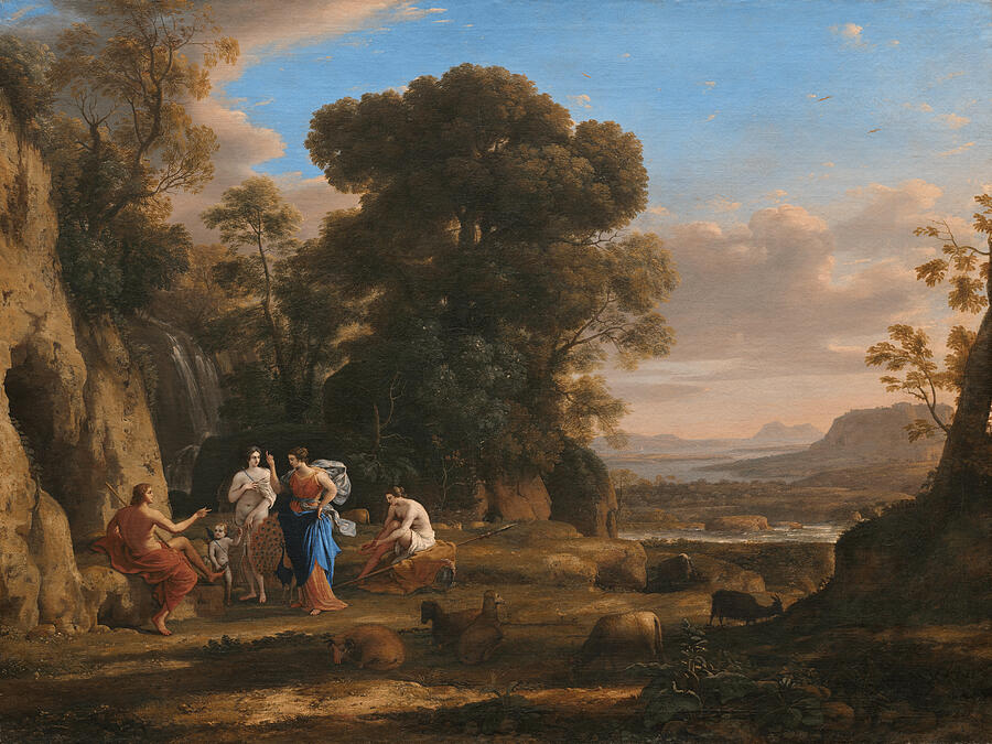 The Judgment of Paris - Claude Lorrain Digital Art by Samuel HUYNH The Judgment of Paris - Claude Lorrain Digital Art by Samuel HUYNH
