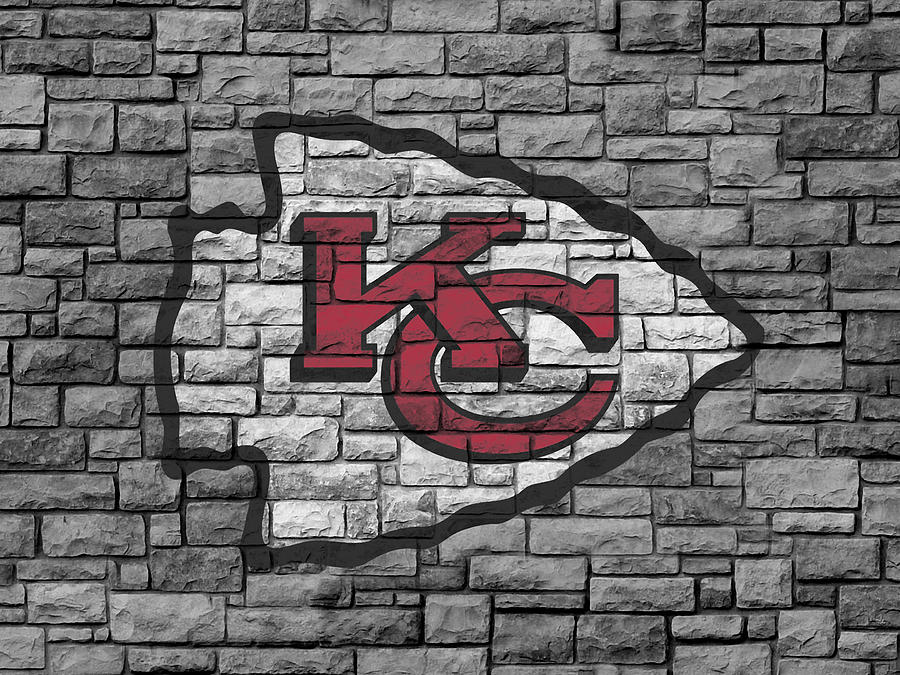 The Kansas City Chiefs Stone Wall Mixed Media by Brian Reaves - Fine ...