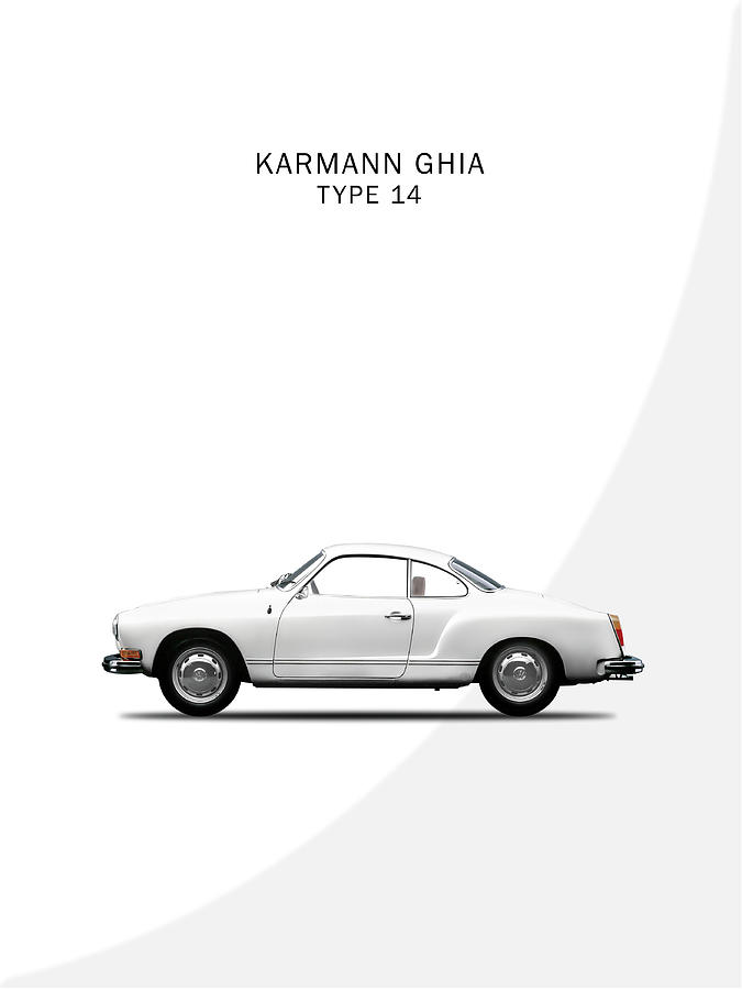 Car Photograph - The Karmann Ghia by Mark Rogan