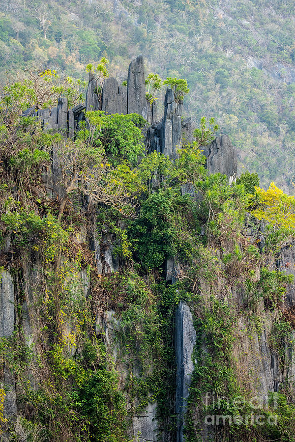 The Karst Cliffs of El Nido, Palawan Photograph by Jim Fitzpatrick