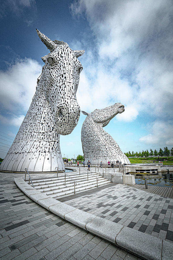 The Kelpies Photograph by Janis Knight