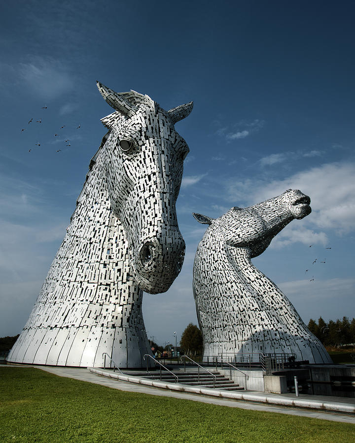 The Kelpies Photograph by Micah Offman