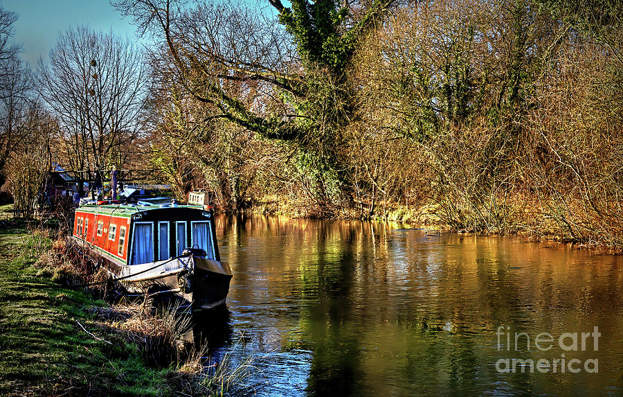 Berkshire Photograph - The Kennet In January Sunshine by Ian Lewis Berkshire Photograph - The Kennet In January Sunshine by Ian Lewis