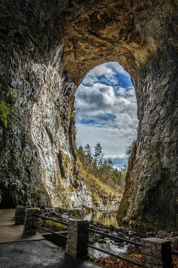 The Key Hole of Natural Bridge Photograph by Tricia Louque