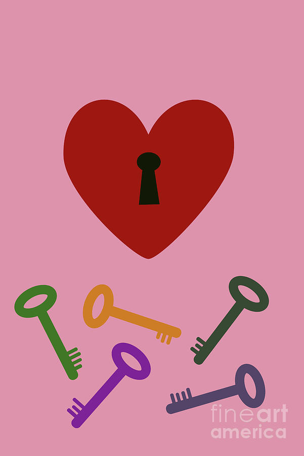 The Key to My Heart Digital Art by Clayton Bastiani