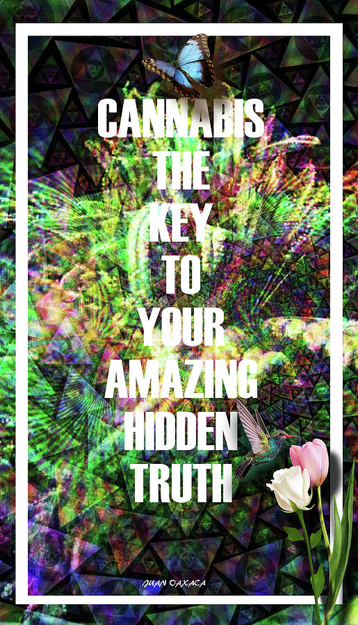 Inspirational Digital Art - The Key To Your Hidden Truth by J U A N - O A X A C A