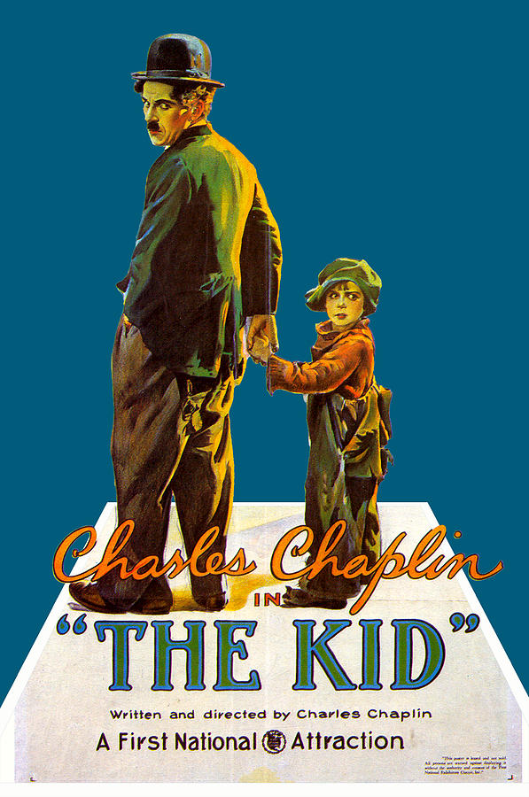The Kid, 1921 - 3d movie poster Mixed Media by Movie World Posters