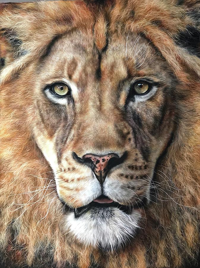 The King Pastel by Hanna Asfour - Fine Art America