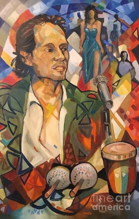 The King of Salsa Painting by Pedro Brull Torres