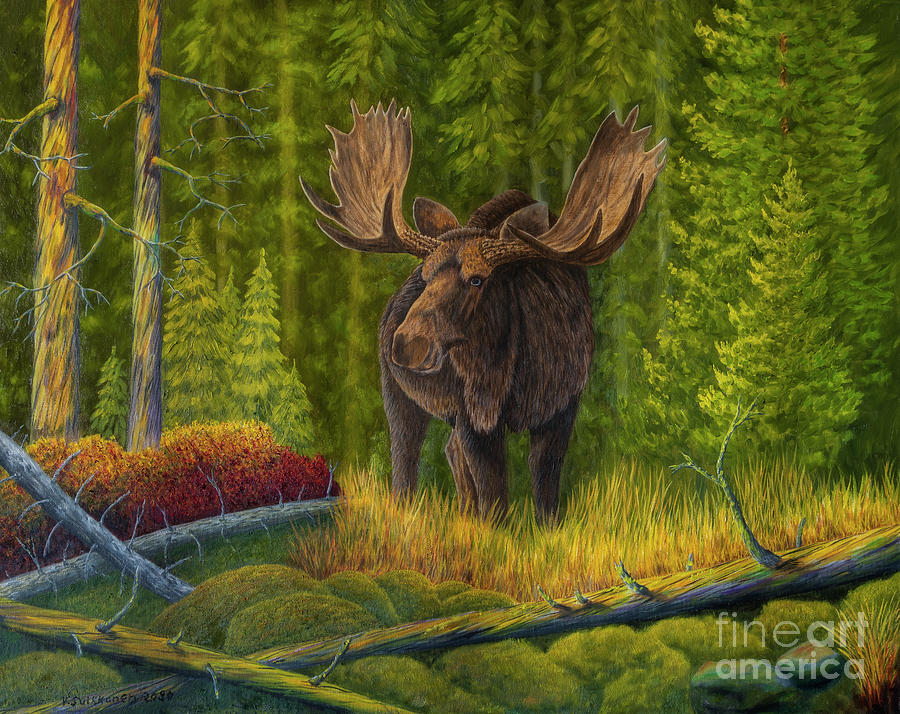 The King Of The Forest Painting