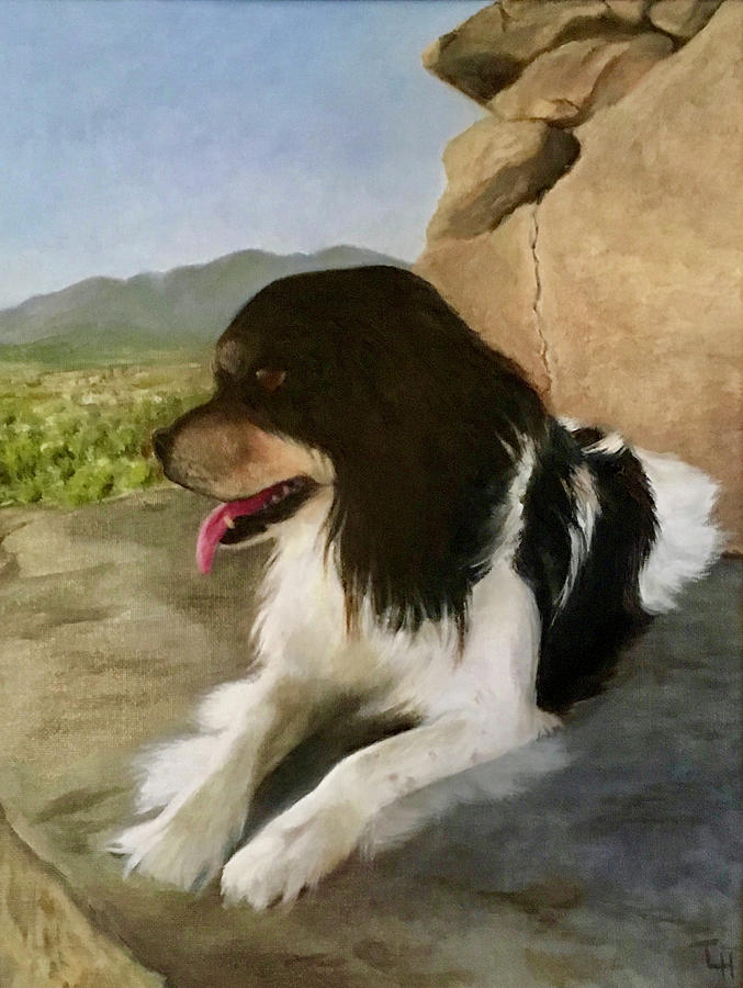 The King on the Mountain Painting by Tracy Hutchinson