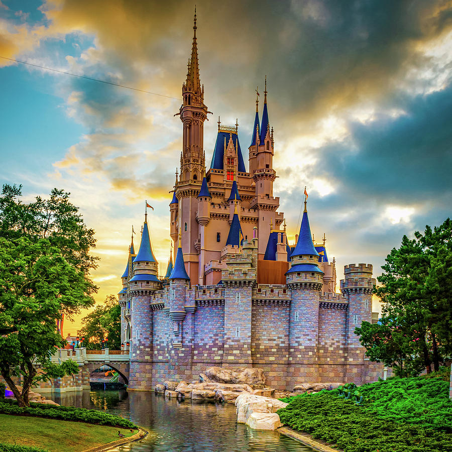Orlando Florida Photograph - The Kingdom Castle - Orlando Florida by Gregory Ballos