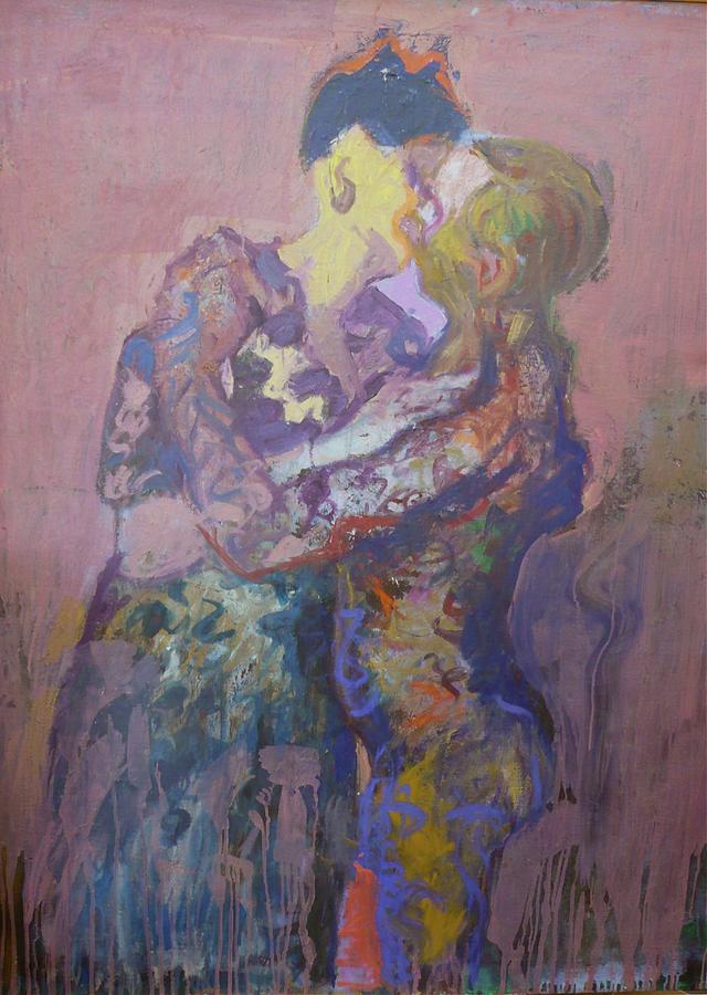 The Kiss Painting by Galya Tarmu