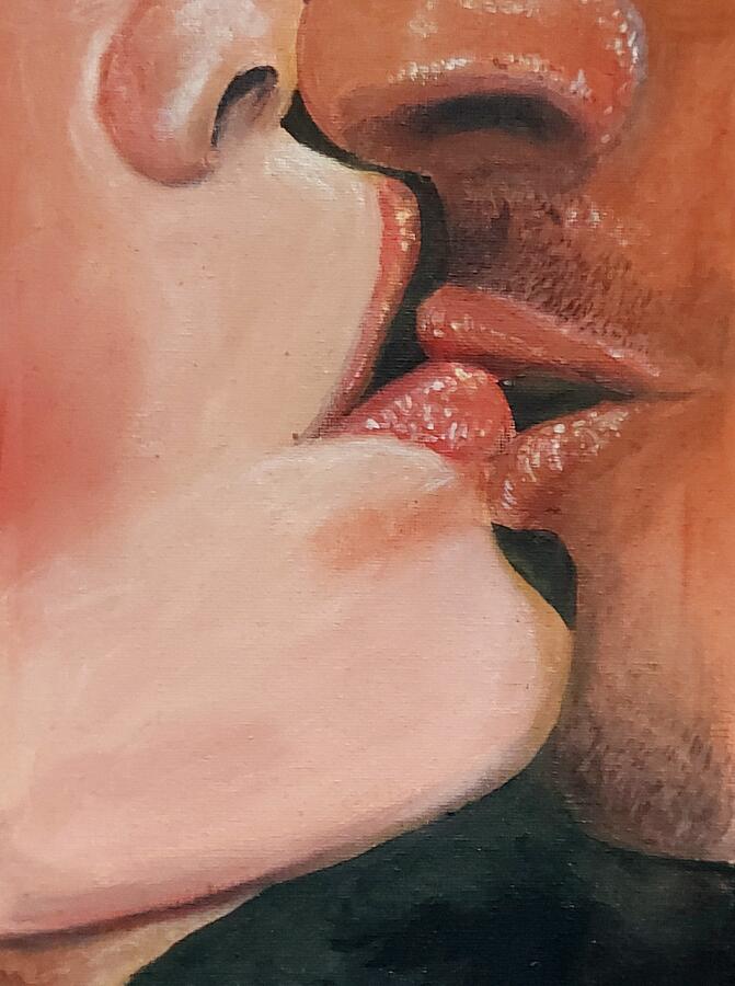 The Kiss Painting by Mackenzie Moulton