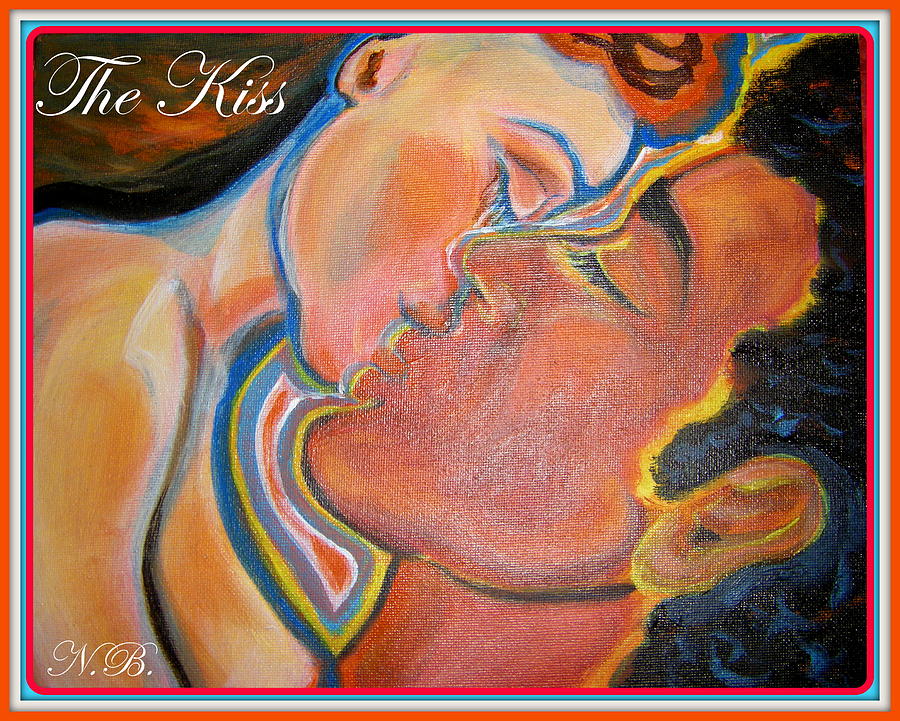 The Kiss Painting by Nadia Birru
